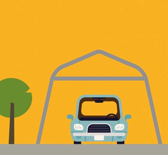 Fin de l'autorisation des abris d'auto et hivernaux temporaires